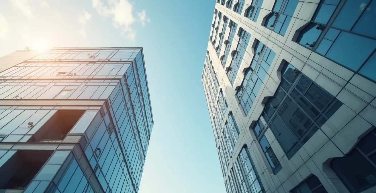 Vue aérienne de la Cité à Toulouse avec son architecture moderne et ses espaces de coworking